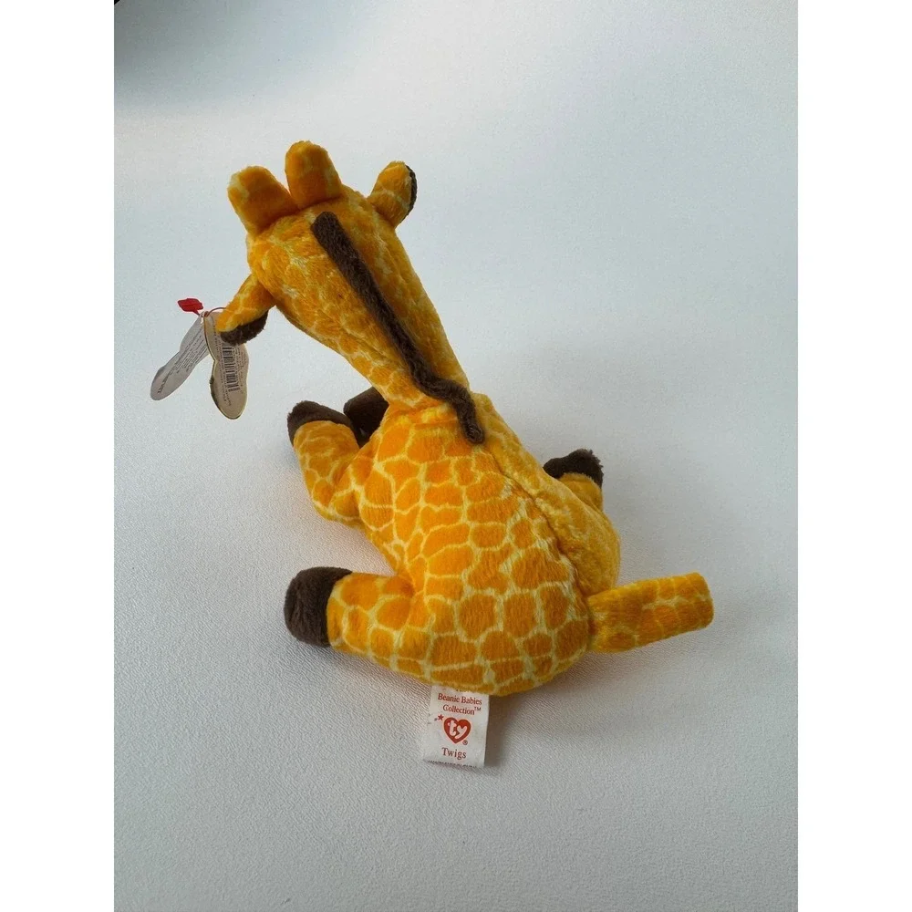 Ty Beanie Baby Twigs the Giraffe‎ 1995 Style 4068 PVC Pellets Original Tags